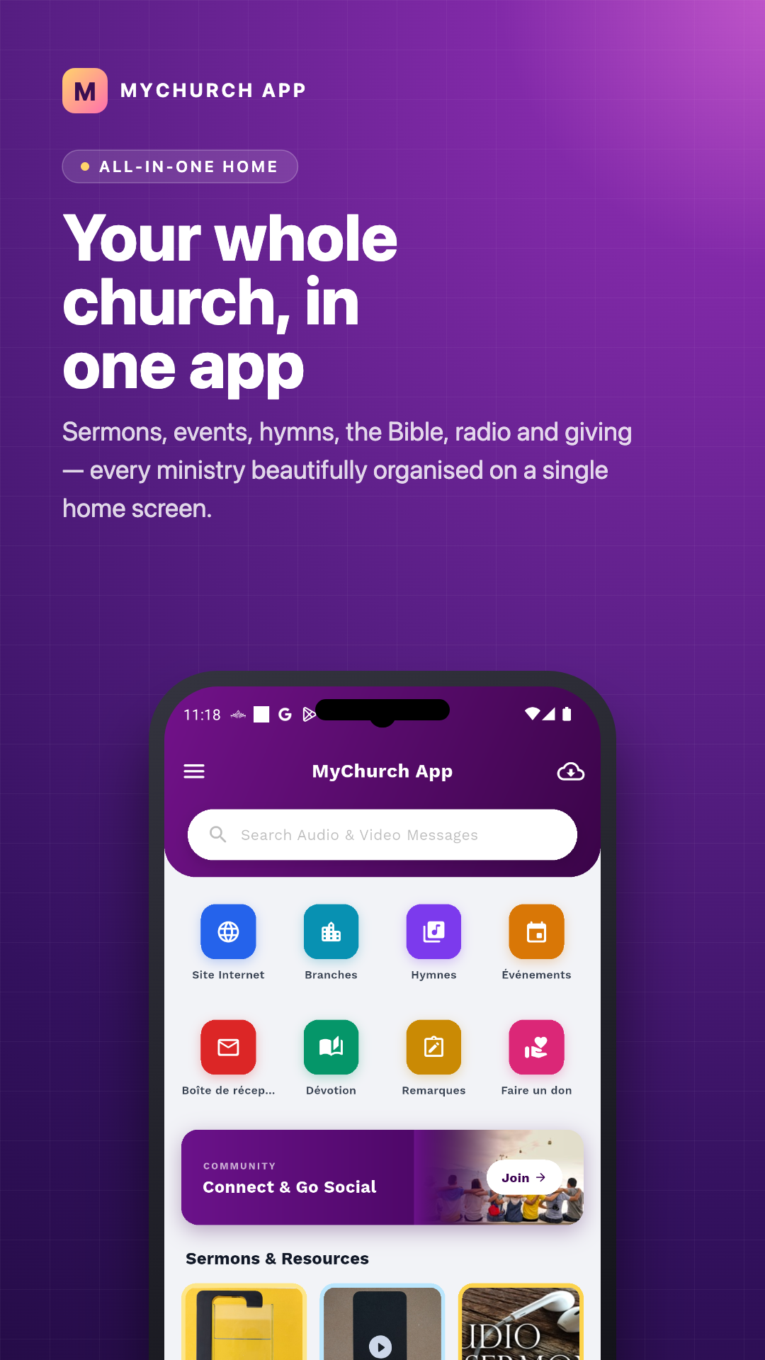 My Church App - Android & IOS Flutter Church Application